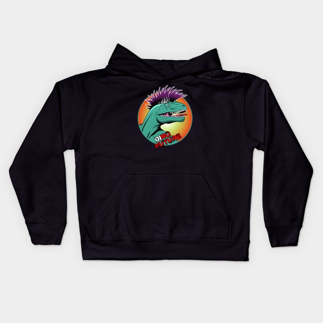 Punk Dinosaur Kids Hoodie by TMBTM